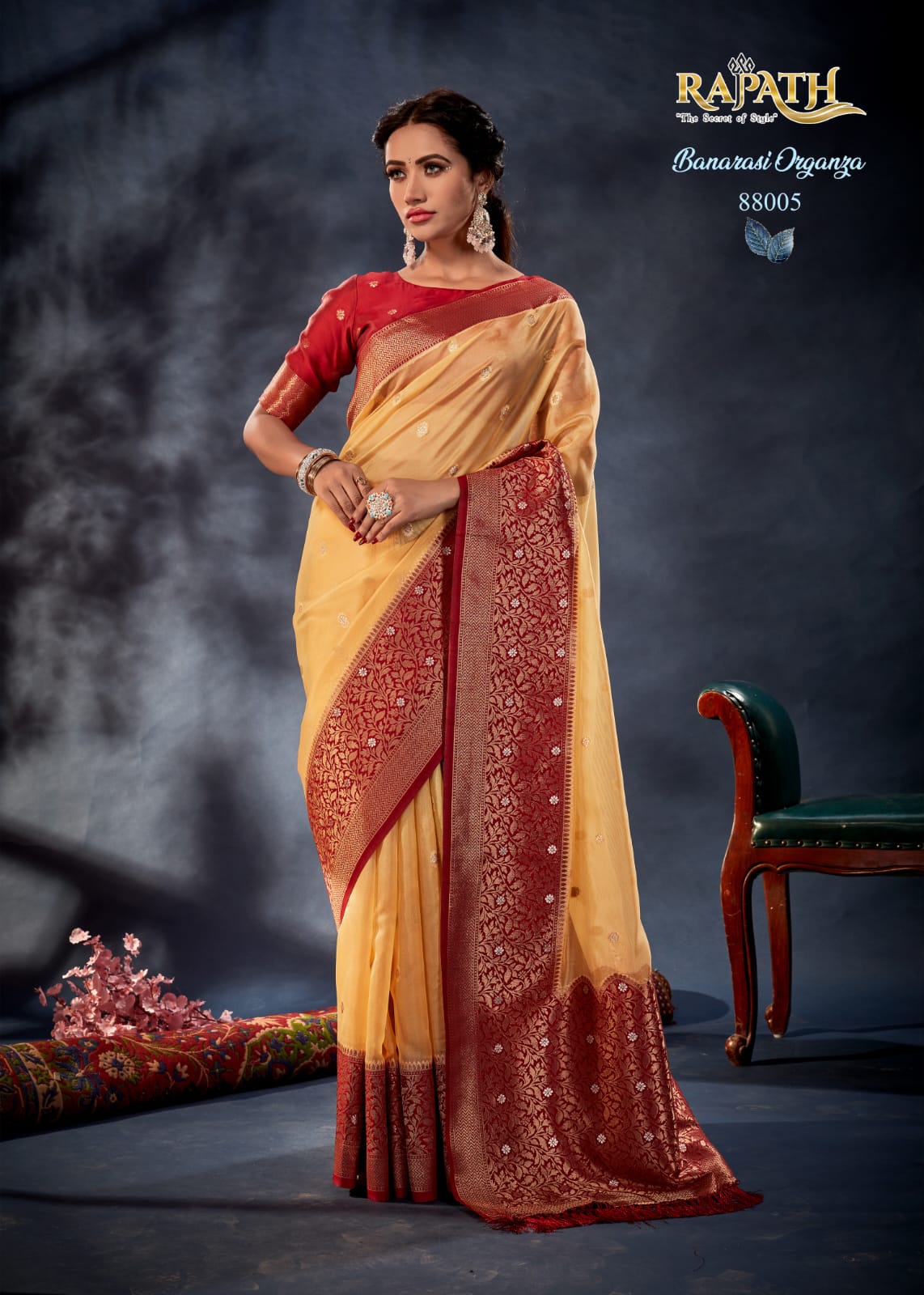 Orum By Rajpath Organza Party Wear Sarees Catalog